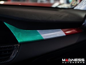 Alfa Romeo Giulia Dash Trim Kit - Carbon Fiber - Feroce Carbon - Italian Theme
